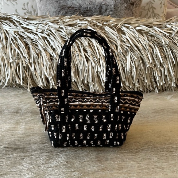 Vera Bradley Handbags - Vintage VERA BRADLEY Zebras 2001 Teeny Paddy Mini Handbag Cosmetic Bag Purse Y2K